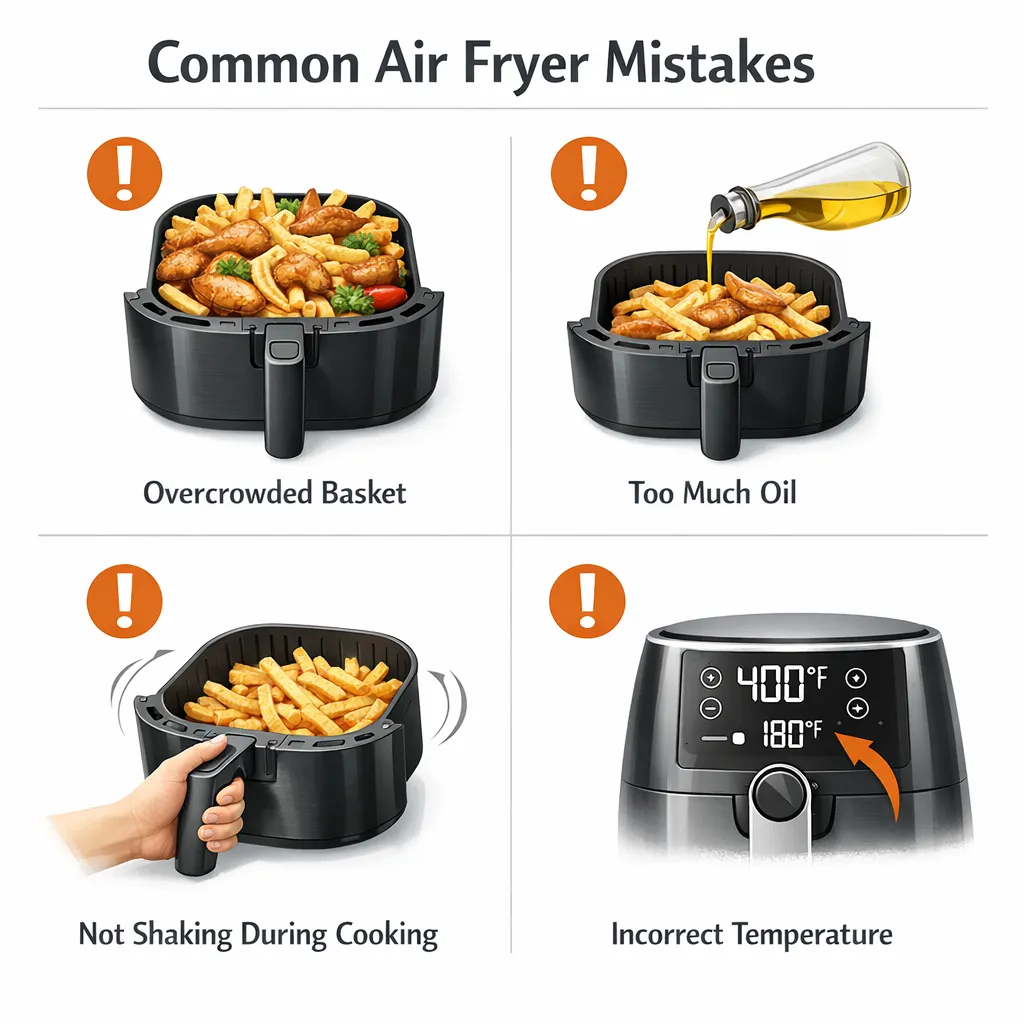 Common air fryer mistakes beginners should avoid for better cooking results